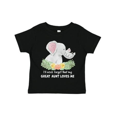 Inktastic I ll Never Forget That My Great Aunt Loves Me Cute Elephants Gift Toddler Boy or Toddler Girl T-Shirt
Inktastic I ll Never Forget That My Great Aunt Loves Me Cute Elephants Gift Toddler Boy or Toddler Girl T-Shirt