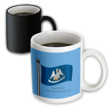3dRose Waving flag of the state of Louisiana with state name and nickname - Magic Transforming Mug 11-ounce
3dRose Waving flag of the state of Louisiana with state name and nickname - Magic Transforming Mug 11-ounce
