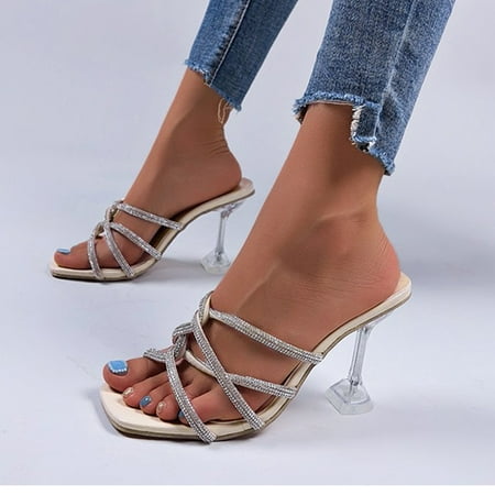 Sandals Women Women S Leather Sandals Fashion Summer Sandals Women S High-Heeled Sandals With Glittering Gold Womens Sandals Pu Beige 37
Sandals Women Women S Leather Sandals Fashion Summer Sandals Women S High-Heeled Sandals With Glittering Gold Womens Sandals Pu Beige 37