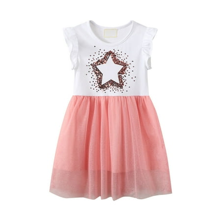 Toddler Girls Dresses Summer Short Sleeve Knitted Star Print Tulle Dress Children s Clothing
Toddler Girls Dresses Summer Short Sleeve Knitted Star Print Tulle Dress Children s Clothing