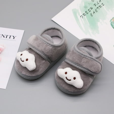Toyella Cow tendon baby shoes Grey 15