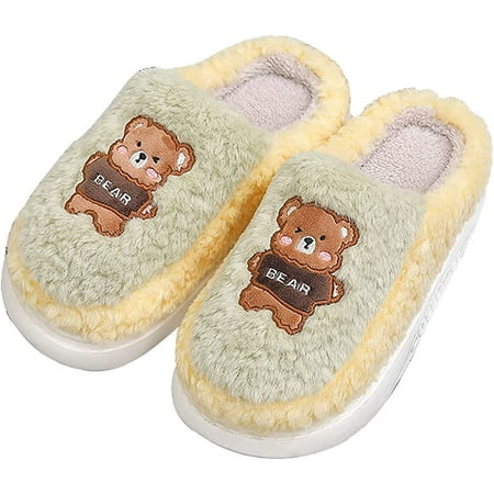 PIKADINGNIS Women Slippers Cute Bear Plush Faux Fur Bedroom Slide Anti-Slip Indoor Outdoor Shoes
PIKADINGNIS Women Slippers Cute Bear Plush Faux Fur Bedroom Slide Anti-Slip Indoor Outdoor Shoes