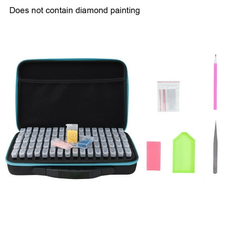 Bottle Bag EVA 80 Bottle Storage Box Portable Cross-stitch Rhinestone Painting Tool Carrying Case Blue
Bottle Bag EVA 80 Bottle Storage Box Portable Cross-stitch Rhinestone Painting Tool Carrying Case Blue