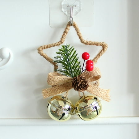 Christmas Pentagram Bell Pendant Creative Personalized for Home Party Decoration
Christmas Pentagram Bell Pendant Creative Personalized for Home Party Decoration