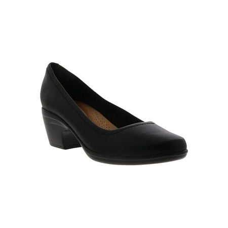 Clarks Emily Belle Casual Heel Black