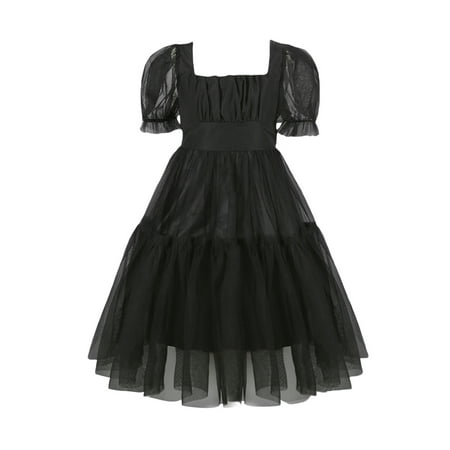 Sunisery Kids Girls A-Line Dress Little Girls Princess Dress Casual Puff Sleeve Mesh Tulle Dress Summer Dress Black 8-9 Years
Sunisery Kids Girls A-Line Dress Little Girls Princess Dress Casual Puff Sleeve Mesh Tulle Dress Summer Dress Black 8-9 Years