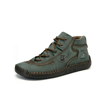Lacyhop Mens Work Lightweight Flats Non-Slip Mid Top Driving Shoe Vintage Lace Up Leather Shoes Green Plush Lined 9
Lacyhop Mens Work Lightweight Flats Non-Slip Mid Top Driving Shoe Vintage Lace Up Leather Shoes Green Plush Lined 9