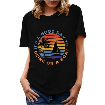 HTNBO Women s Casual Summer T Shirts Sexy Crew Neck Print Short Sleeve Tops Corset Tops Black XL
HTNBO Women s Casual Summer T Shirts Sexy Crew Neck Print Short Sleeve Tops Corset Tops Black XL
