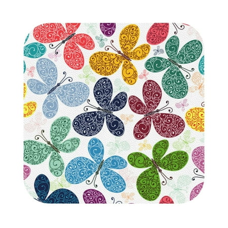 Zeuib Colorful Butterflies Print Set of 6 Coasters for Drinks Glass & Cups Stain Protection Table Coaster Set Decorative Coffee Cup Coasters Housewarming Gift for Home Decor Square
Zeuib Colorful Butterflies Print Set of 6 Coasters for Drinks Glass & Cups Stain Protection Table Coaster Set Decorative Coffee Cup Coasters Housewarming Gift for Home Decor Square