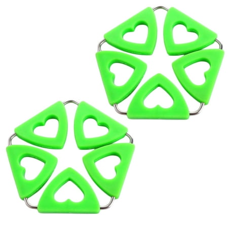 2 Pcs Silicone Insulation Pads Creative Heart-shaped Placemats Multi-purpose Coasters Flexible Non-slip Pot Pads (Green)
2 Pcs Silicone Insulation Pads Creative Heart-shaped Placemats Multi-purpose Coasters Flexible Non-slip Pot Pads (Green)