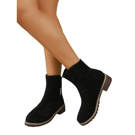 Kesitin Ladies Breathable Back Zip Booties Office Non Slip Winter Shoes Comfort Low Heel Black 8
Kesitin Ladies Breathable Back Zip Booties Office Non Slip Winter Shoes Comfort Low Heel Black 8