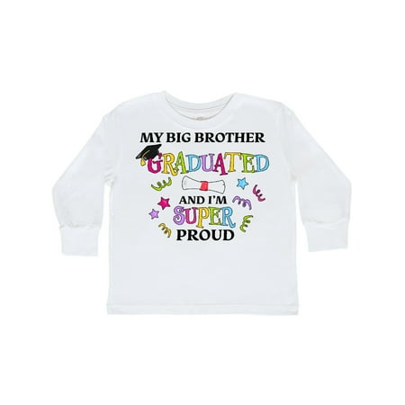 Inktastic My Big Brother Graduated and I m Super Proud Gift Toddler Boy or Toddler Girl Long Sleeve T-Shirt
Inktastic My Big Brother Graduated and I m Super Proud Gift Toddler Boy or Toddler Girl Long Sleeve T-Shirt