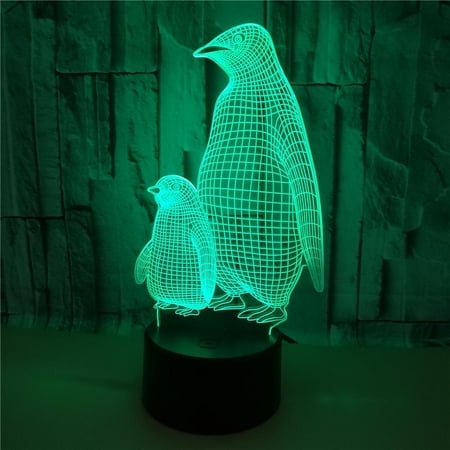3D LED Optical Illusion Acrylic Night Light with Remote & Smart Touch 7 Colors Changing(Penguin)
3D LED Optical Illusion Acrylic Night Light with Remote & Smart Touch 7 Colors Changing(Penguin)