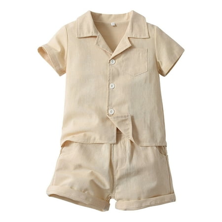 Baby Boy Clothes Sets Long Sleeve Toddler Boys Girls Short Sleeve Summer Casual Gentleman Tops Hawaii Beach Holiday Solid Shirts T Shirt Shorts Outfits Fall Baby Boy Clothes Beige 12-18 Months
Baby Boy Clothes Sets Long Sleeve Toddler Boys Girls Short Sleeve Summer Casual Gentleman Tops Hawaii Beach Holiday Solid Shirts T Shirt Shorts Outfits Fall Baby Boy Clothes Beige 12-18 Months
