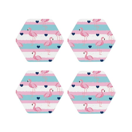 Tideii Flamingo1 for Leather Coasters 4 Pieces Anti-fouling and Anti-scalding Decorative Coasters Suitable for Restaurants Kitchens Coffee Shops-Hexagon
Tideii Flamingo1 for Leather Coasters 4 Pieces Anti-fouling and Anti-scalding Decorative Coasters Suitable for Restaurants Kitchens Coffee Shops-Hexagon