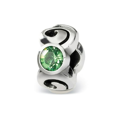 Sterling Silver Reflections August Crystal Bead Charm