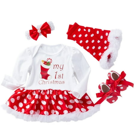 Toddler Kids Girls Infant Christmas Romper Dress Jumpsuit Hairband Socks Shoes Set Cloths
Toddler Kids Girls Infant Christmas Romper Dress Jumpsuit Hairband Socks Shoes Set Cloths