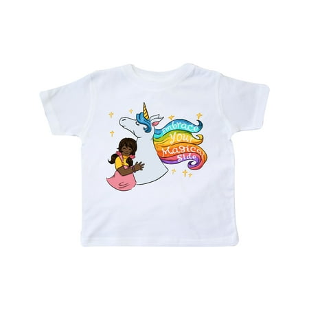 Inktastic Embrace Your Magical Side Girl Hugging A Unicorn Gift Toddler Boy or Toddler Girl T-Shirt
Inktastic Embrace Your Magical Side Girl Hugging A Unicorn Gift Toddler Boy or Toddler Girl T-Shirt