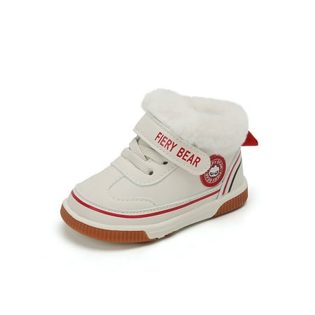 Difumos Children Fuzzy Bootie Magic Tape Fluffy Booties Plush Lined Snow Boot Casual Cute Winter Shoes Warm Round Toe Ankle Boots Red White 8C
Difumos Children Fuzzy Bootie Magic Tape Fluffy Booties Plush Lined Snow Boot Casual Cute Winter Shoes Warm Round Toe Ankle Boots Red White 8C