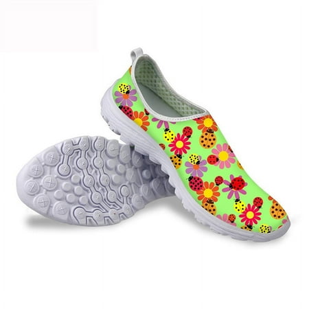 Loafers Women Casual Shoes Cute Cartoon Flower Print Summer Woman Flats Breathable Mesh Sneakers Walking Flat Shoes 2024
Loafers Women Casual Shoes Cute Cartoon Flower Print Summer Woman Flats Breathable Mesh Sneakers Walking Flat Shoes 2024