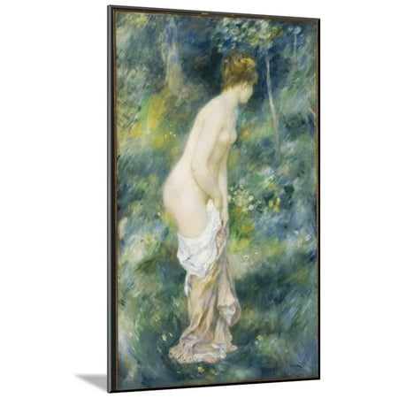 Standing Bather, 1887 Wood Mounted Print Wall Art By Pierre-Auguste Renoir
