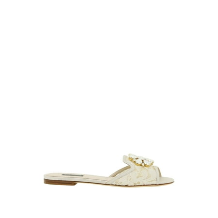 Dolce & gabbana taormina lace slides