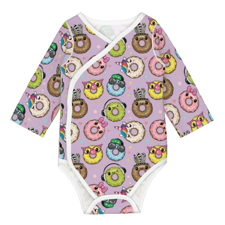 Matuu Cute Donuts for Baby Long-Sleeve Bodysuit Soft Cotton Comfortable and Breathable Perfect for Newborns and Infants
Matuu Cute Donuts for Baby Long-Sleeve Bodysuit Soft Cotton Comfortable and Breathable Perfect for Newborns and Infants