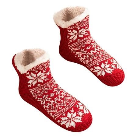 DNDKILG Womens Thick Soft Fluffy Fuzzy Socks Warm Cozy Christmas Non Slip Slipper Socks Red One Size
DNDKILG Womens Thick Soft Fluffy Fuzzy Socks Warm Cozy Christmas Non Slip Slipper Socks Red One Size