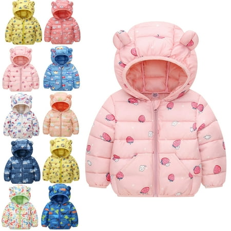 0-5T Baby Boys Girls Winter Coats Hoods Light Puffer Down Jacket Hoodie Outwear With Poacket
0-5T Baby Boys Girls Winter Coats Hoods Light Puffer Down Jacket Hoodie Outwear With Poacket