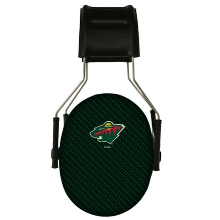 Minnesota Wild Carbon Fiber Hearing Protection Earmuffs