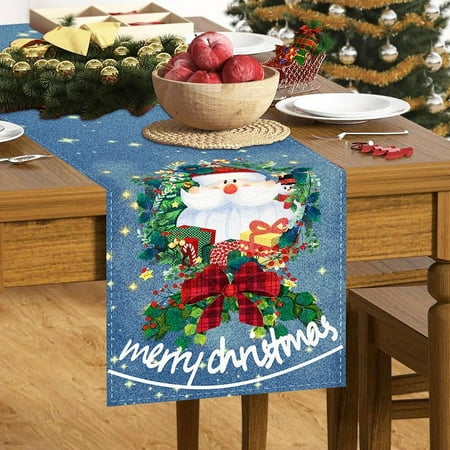Christmas Decoration Linen Printing Table Flag Holiday Santa Claus Home Living Room Table Cloth
Christmas Decoration Linen Printing Table Flag Holiday Santa Claus Home Living Room Table Cloth