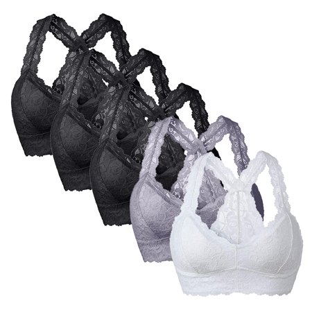 Bra New Women Plus Size 5PC Vest Crop Wire Free Bra Lingerie Sexy V Neck Underwear Lingerie S 3XL Polyester no underwire sports bra Black
Bra New Women Plus Size 5PC Vest Crop Wire Free Bra Lingerie Sexy V Neck Underwear Lingerie S 3XL Polyester no underwire sports bra Black