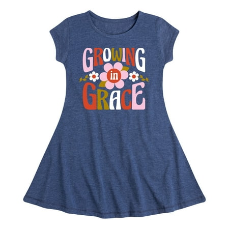 Instant Message - Growing In Grace - Toddler & Youth Girls Fit & Flare Dress