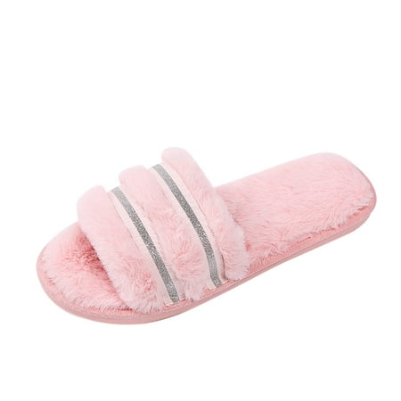 Youmylove Women Slippers Fashion Rhinestone Flat Bottom Large Size Outer Wear Furry Slippers Comfort Cozy Leisure Daily Walking
Youmylove Women Slippers Fashion Rhinestone Flat Bottom Large Size Outer Wear Furry Slippers Comfort Cozy Leisure Daily Walking