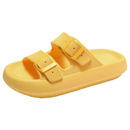 Julam Non-skid Thick-soled Cloud Sippers|PVC Pillow Sippers with Comfortable Cushioning|Double-buckle Shower Sandals Couple Sandals for Indoor and Outdoor
Julam Non-skid Thick-soled Cloud Sippers|PVC Pillow Sippers with Comfortable Cushioning|Double-buckle Shower Sandals Couple Sandals for Indoor and Outdoor