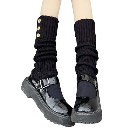 aturustex Women Kawaii Leg Warmers Socks Contrast Colors Striped Knit Leg Sleeves Boot Cuffs Cover Streetwear
aturustex Women Kawaii Leg Warmers Socks Contrast Colors Striped Knit Leg Sleeves Boot Cuffs Cover Streetwear