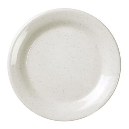 Thunder Group AD106WS San Marino Melamine Bread Plate 6-1/4 - 1 doz.