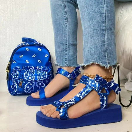 Sunhillsgrace Shoes For Women Sandals Women s Fashion Casual Platform Cashew Flower Print Buckle Beach Sandals
Sunhillsgrace Shoes For Women Sandals Women s Fashion Casual Platform Cashew Flower Print Buckle Beach Sandals