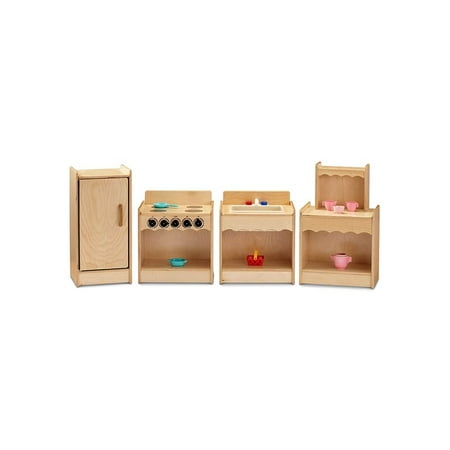 Jonti Craft 4 Pc Toddler Contempo Toy Kitchen Set
