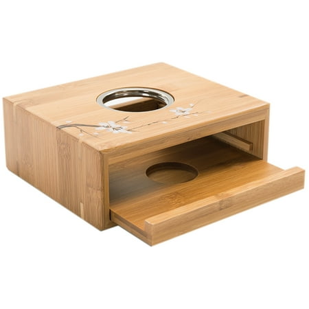 Bamboo Teapot Warmer Practical Teapot Heater Tea Heated Base (No Candle)