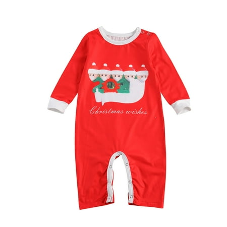 Carolilly Parent-Child Nightclothes Christmas Pajamas Cartoon Santa Word Printed Family Top Sleeping Striped Trousers Baby Romper
Carolilly Parent-Child Nightclothes Christmas Pajamas Cartoon Santa Word Printed Family Top Sleeping Striped Trousers Baby Romper
