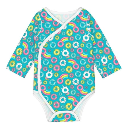 Matuu Donut for Baby Long-Sleeve Bodysuit Soft Cotton Comfortable and Breathable Perfect for Newborns and Infants
Matuu Donut for Baby Long-Sleeve Bodysuit Soft Cotton Comfortable and Breathable Perfect for Newborns and Infants