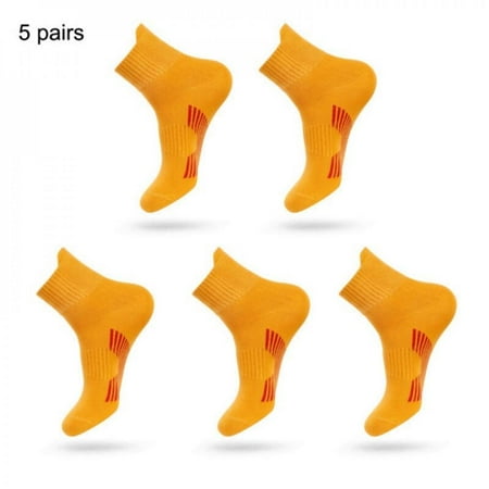 Popvcly 5 Pairs UniSport Socks Women Men Short Tube Breathable Socks Anti-Sweat Outdoor Running Socks Basketball Football Socks Yellow
Popvcly 5 Pairs UniSport Socks Women Men Short Tube Breathable Socks Anti-Sweat Outdoor Running Socks Basketball Football Socks Yellow