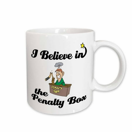 3dRose I Believe In Penalty Box Ceramic Mug 11-ounce
