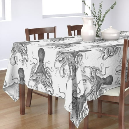 Cotton Sateen Tablecloth 90 Square - Octopus Kraken Vintage Style Steampunk Charcoal Beige Tan Taupe Print Custom Table Linens by Spoonflower
Cotton Sateen Tablecloth 90 Square - Octopus Kraken Vintage Style Steampunk Charcoal Beige Tan Taupe Print Custom Table Linens by Spoonflower