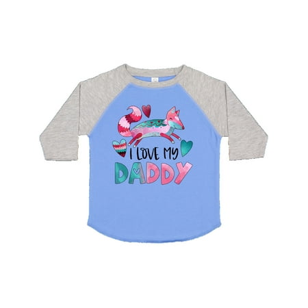 Inktastic I Love My Daddy Pink and Blue Fox with Hearts Gift Toddler Boy or Toddler Girl T-Shirt
Inktastic I Love My Daddy Pink and Blue Fox with Hearts Gift Toddler Boy or Toddler Girl T-Shirt