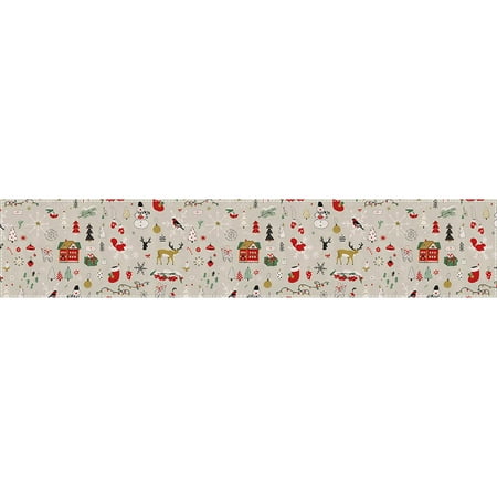 Wanwan Table Runner Eye-catching Washable Durable Soft Christmas Snowflake Plaid Pattern Table Cloth for Kitchen
Wanwan Table Runner Eye-catching Washable Durable Soft Christmas Snowflake Plaid Pattern Table Cloth for Kitchen