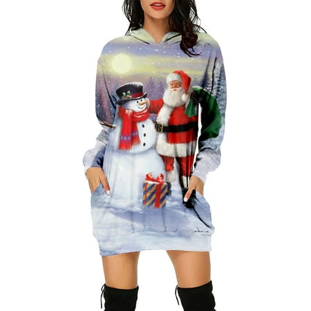 Women s Casual Long-sleeve Pocket Pullover Hoodie Dress Waist Sweatshirt Print Dress Floral Dress for Women Sequin Dress for Women Maternity Dress Winter
Women s Casual Long-sleeve Pocket Pullover Hoodie Dress Waist Sweatshirt Print Dress Floral Dress for Women Sequin Dress for Women Maternity Dress Winter