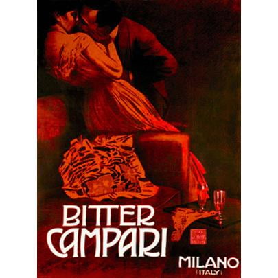 ArteHouse Fine Art Print "Bitter Campari Ad" by Artist Marcello Dudovich, Archival Paper, 24" x 32"