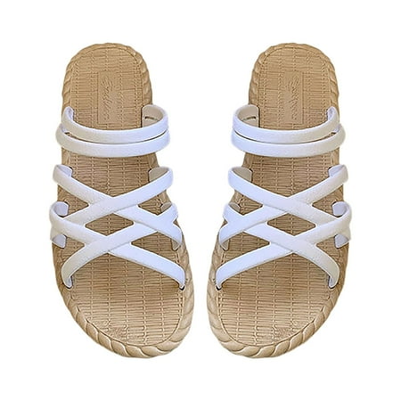 Women Summer Beach Sandals Open Toe Strappy Sandals Slip On Espadrille Flats Non Slip Comfort Casual Walking Shoes
Women Summer Beach Sandals Open Toe Strappy Sandals Slip On Espadrille Flats Non Slip Comfort Casual Walking Shoes